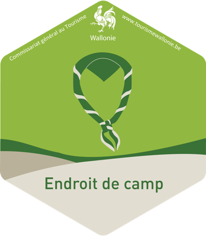 Label "Endroit de camp" de la Région wallonne